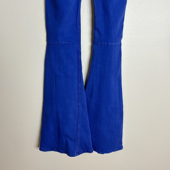 Free people we the free penny flare elastic waist jeans size 2 - Picture 9 of 13